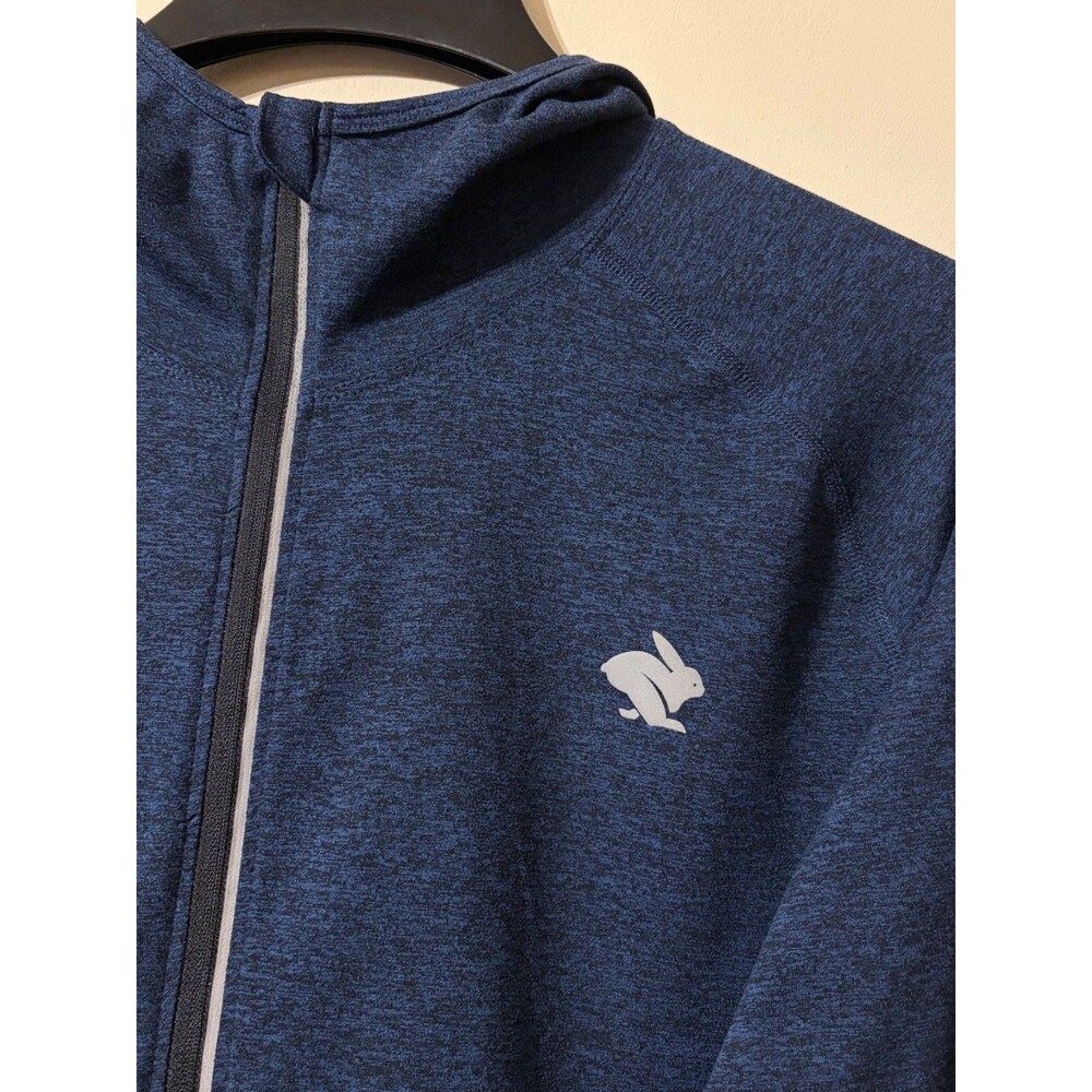 Rabbit Crafted In California Women's Blue Hoodie Size L - Picture 2 of 7